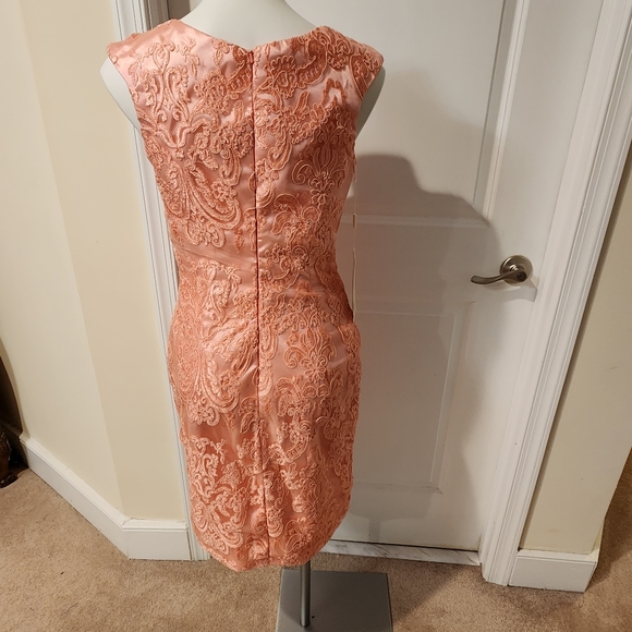 Pink new with tags wedding lace dress size 10 - Picture 2 of 10